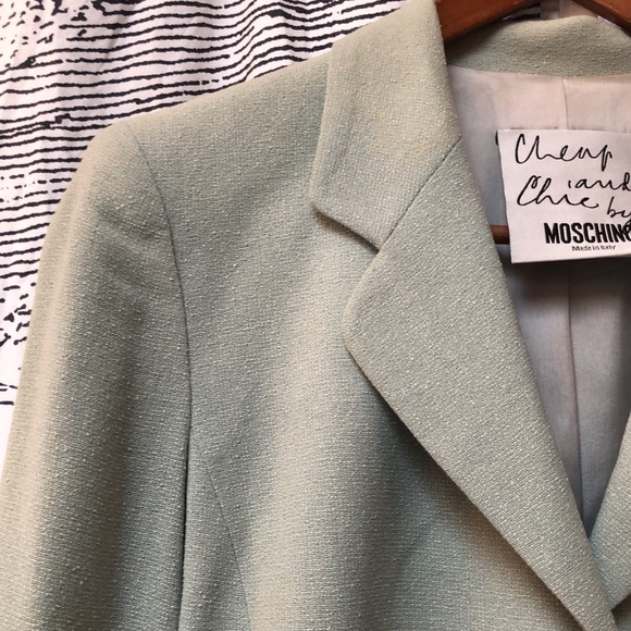 SALE! Vintage Moschino Cheap & Chic Women’s Sz. 8 Seafoam - Picture 15 of 17
